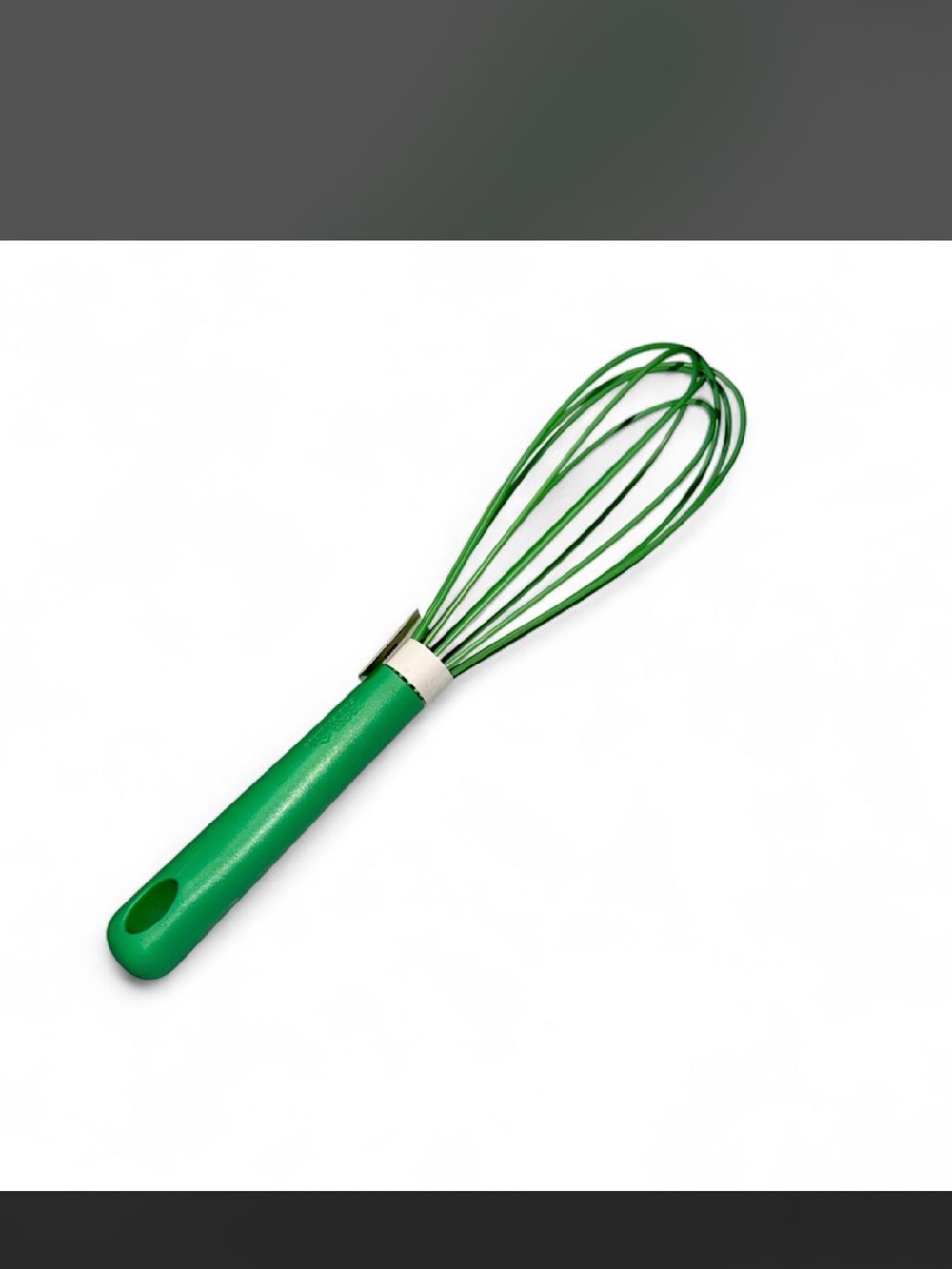 Room Essentials Green Silicone Whisk
